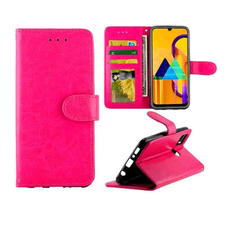 Crazy Horse Texture Leather Horizontal Flip Protective Case with Holder & Card Slots & Wallet & Photo Frame, For Xiaomi Note10/CC9 Pro, For Xiaomi Redmi Note 8T, For Xiaomi Redmi 8/Redmi 8A, For Samsung Galaxy A30s/A50, For Samsung Galaxy M30s
