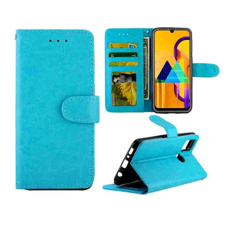 Crazy Horse Texture Leather Horizontal Flip Protective Case with Holder & Card Slots & Wallet & Photo Frame, For Xiaomi Note10/CC9 Pro, For Xiaomi Redmi Note 8T, For Xiaomi Redmi 8/Redmi 8A, For Samsung Galaxy A30s/A50, For Samsung Galaxy M30s