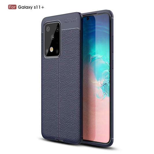 For Galaxy S11 Plus  Litchi Texture TPU Shockproof Case, For Galaxy S20 Ultra