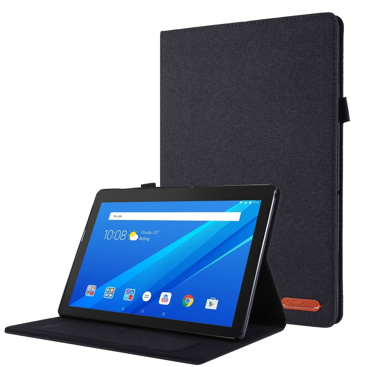 Cloth Style TPU Flat Protective Shell, For Huawei M6 8.4, For Huawei M5 8.0, For  Lenovo Tab E10 10.1, For  Lenovo Tab M10  10.1, For  Lenovo Tab P10 10.1