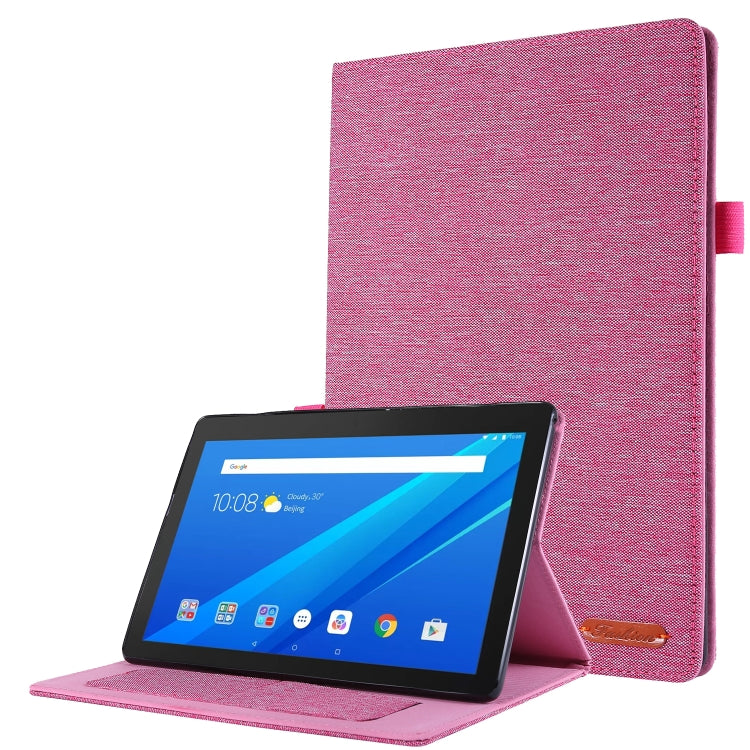 Cloth Style TPU Flat Protective Shell, For Huawei M6 8.4, For Huawei M5 8.0, For  Lenovo Tab E10 10.1, For  Lenovo Tab M10  10.1, For  Lenovo Tab P10 10.1