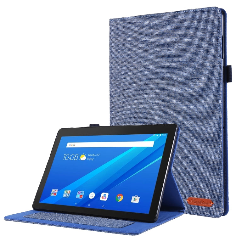 Cloth Style TPU Flat Protective Shell, For Huawei M6 8.4, For Huawei M5 8.0, For  Lenovo Tab E10 10.1, For  Lenovo Tab M10  10.1, For  Lenovo Tab P10 10.1