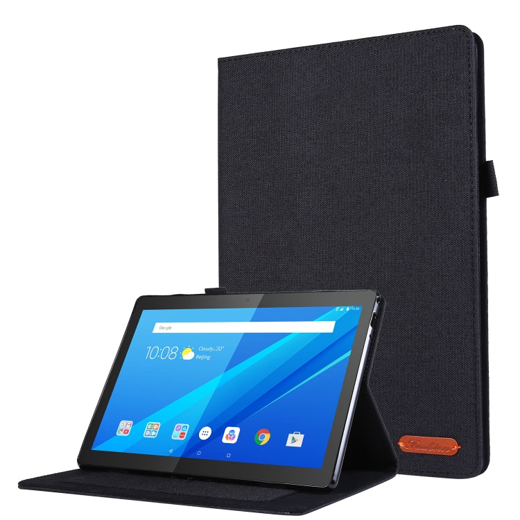 Cloth Style TPU Flat Protective Shell, For Huawei M6 8.4, For Huawei M5 8.0, For  Lenovo Tab E10 10.1, For  Lenovo Tab M10  10.1, For  Lenovo Tab P10 10.1