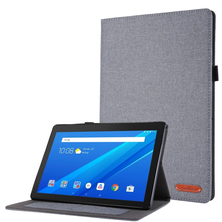 Cloth Style TPU Flat Protective Shell, For Huawei M6 8.4, For Huawei M5 8.0, For  Lenovo Tab E10 10.1, For  Lenovo Tab M10  10.1, For  Lenovo Tab P10 10.1