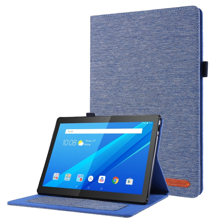Cloth Style TPU Flat Protective Shell, For Huawei M6 8.4, For Huawei M5 8.0, For  Lenovo Tab E10 10.1, For  Lenovo Tab M10  10.1, For  Lenovo Tab P10 10.1