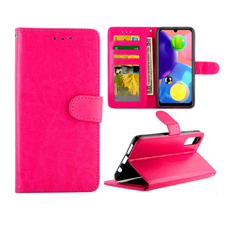 Crazy Horse Texture Leather Horizontal Flip Protective Case with Holder & Card Slots & Wallet & Photo Frame, For Galaxy A51, For Galaxy A70S/A70, For Galaxy A90 5G, For LG W30, For Google Pixel4 XL, For OPPO Realme XT/X2