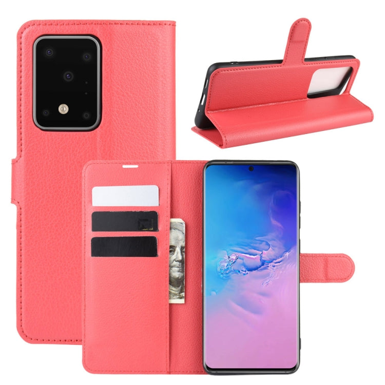 For Galaxy S11 Plus Litchi Texture Horizontal Flip Protective Case with Holder & Card Slots & Wallet, For Galaxy S20 Ultra