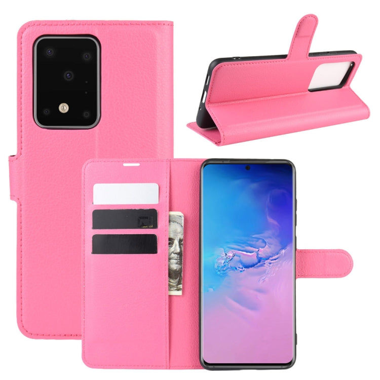For Galaxy S11 Plus Litchi Texture Horizontal Flip Protective Case with Holder & Card Slots & Wallet, For Galaxy S20 Ultra