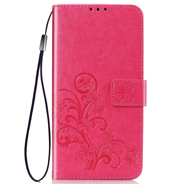 Lucky Clover Pressed Flowers Pattern Leather Case with Holder & Card Slots & Wallet & Hand Strap, For Galaxy S20+, For Galaxy Note10 Lite/A81/M60s, For Galaxy S20