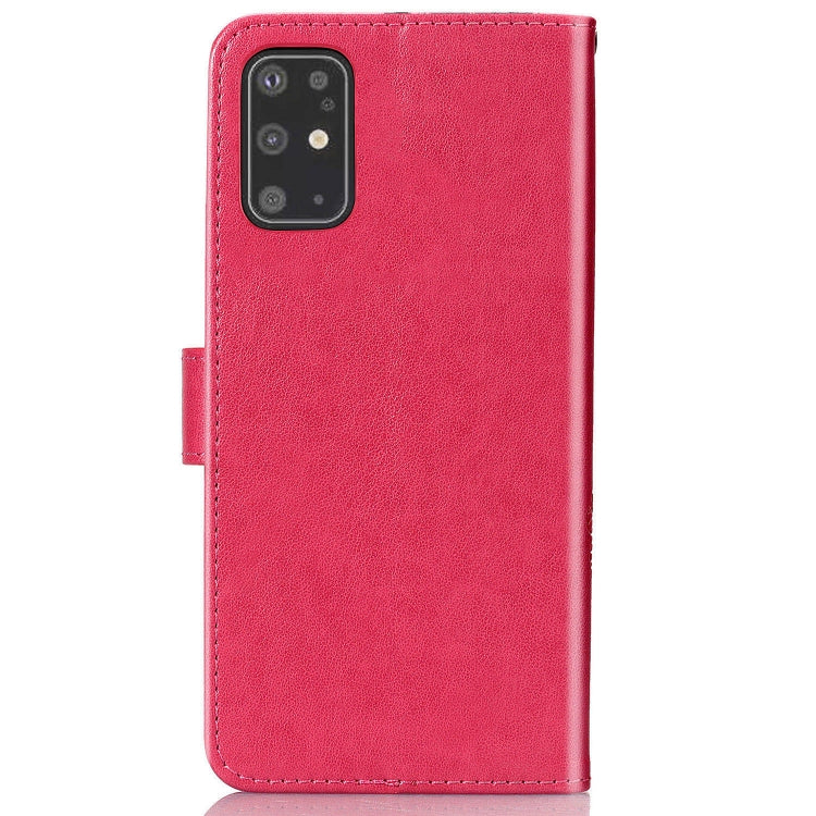 Lucky Clover Pressed Flowers Pattern Leather Case with Holder & Card Slots & Wallet & Hand Strap, For Galaxy S20+, For Galaxy Note10 Lite/A81/M60s, For Galaxy S20
