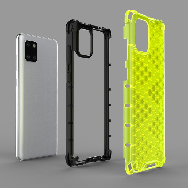 For Galaxy Note10 Lite  Shockproof Honeycomb PC + TPU Case, For Galaxy Note10 Lite