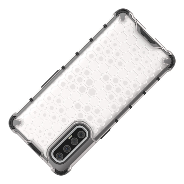 For OPPO Reno3pro  Shockproof Honeycomb PC + TPU Case, For OPPO Reno 3 Pro