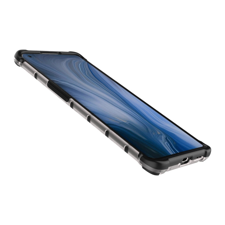 For OPPO Reno3pro  Shockproof Honeycomb PC + TPU Case, For OPPO Reno 3 Pro