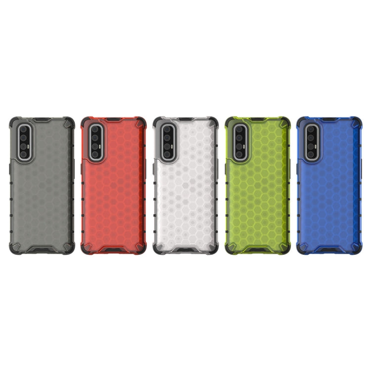 For OPPO Reno3pro  Shockproof Honeycomb PC + TPU Case, For OPPO Reno 3 Pro