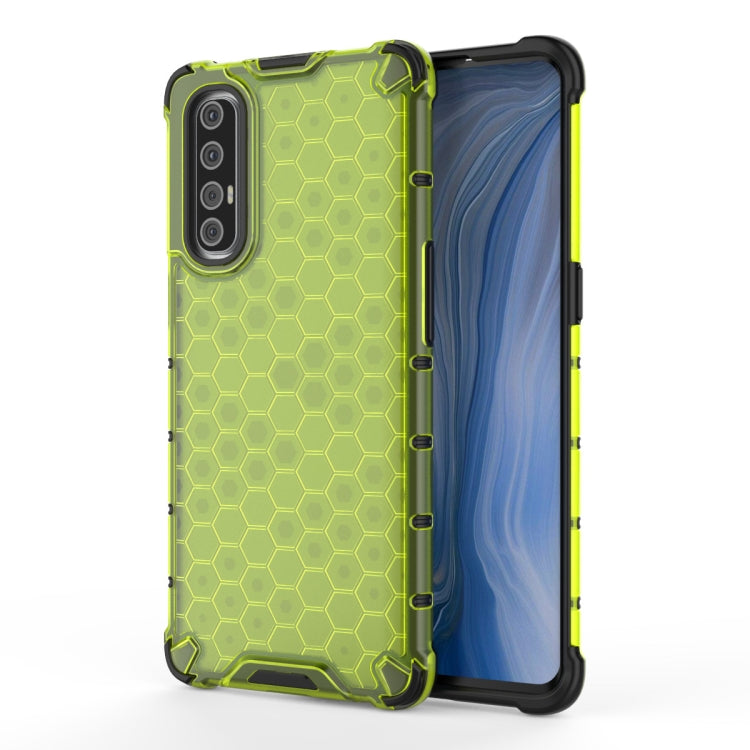 For OPPO Reno3pro  Shockproof Honeycomb PC + TPU Case, For OPPO Reno 3 Pro