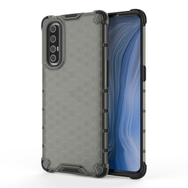 For OPPO Reno3pro  Shockproof Honeycomb PC + TPU Case, For OPPO Reno 3 Pro