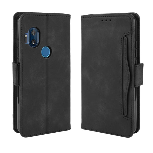 For Motorola One Hyper  Wallet Style Skin Feel Calf Pattern Leather Case with Separate Card Slots & Holder & Wallet & Photo Frame, For Motorola One Hyper
