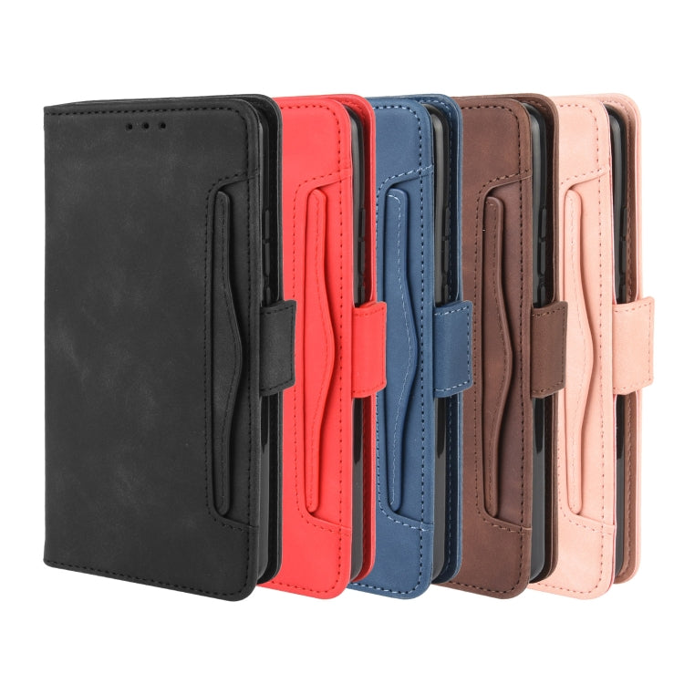 For Motorola One Hyper  Wallet Style Skin Feel Calf Pattern Leather Case with Separate Card Slots & Holder & Wallet & Photo Frame, For Motorola One Hyper