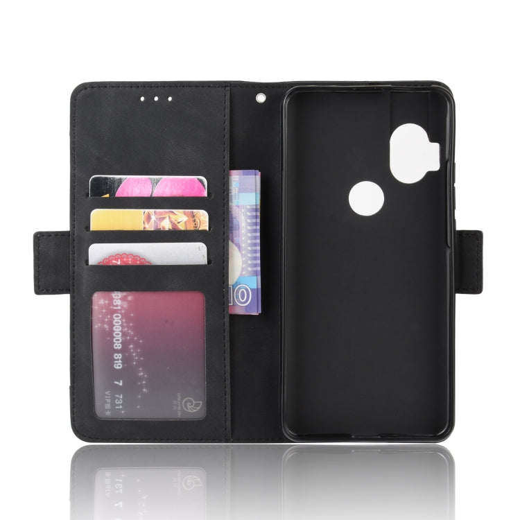 For Motorola One Hyper  Wallet Style Skin Feel Calf Pattern Leather Case with Separate Card Slots & Holder & Wallet & Photo Frame, For Motorola One Hyper