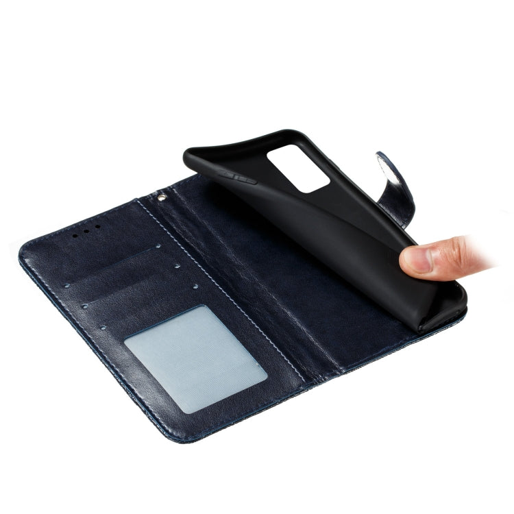 Lace Flower Embossing Pattern Horizontal Flip PU Leather Case with Holder & Card Slots & Wallet & Photo Frame & Lanyard, For Galaxy S20 Ultra, For Galaxy S20+, For Galaxy S20