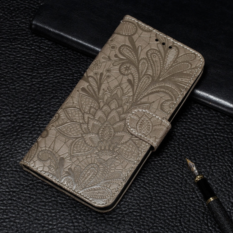 Lace Flower Embossing Pattern Horizontal Flip PU Leather Case with Holder & Card Slots & Wallet & Photo Frame & Lanyard, For Galaxy S20 Ultra, For Galaxy S20+, For Galaxy S20