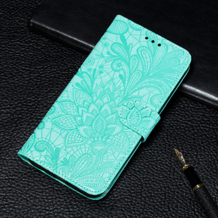 Lace Flower Embossing Pattern Horizontal Flip PU Leather Case with Holder & Card Slots & Wallet & Photo Frame & Lanyard, For Galaxy S20 Ultra, For Galaxy S20+, For Galaxy S20
