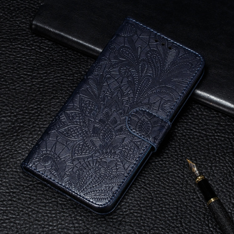Lace Flower Embossing Pattern Horizontal Flip PU Leather Case with Holder & Card Slots & Wallet & Photo Frame & Lanyard, For Galaxy S20 Ultra, For Galaxy S20+, For Galaxy S20