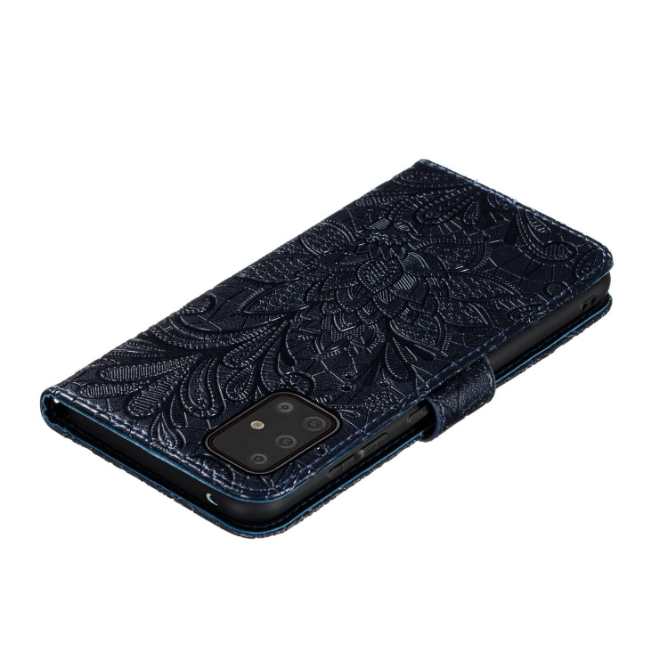 Lace Flower Embossing Pattern Horizontal Flip Leather Case with Holder & Card Slots & Wallet & Photo Frame & Lanyard, For Galaxy S10 Lite / A91 / M80s, For Galaxy A01, For Galaxy A21, For Moto One Hyper, For Moto G8 Power, For LG K40S, For LG K50S