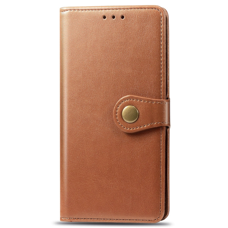 For Huawei P40 Pro Retro Solid Color Leather Buckle Phone Case with Lanyard & Photo Frame & Card Slot & Wallet & Stand Function, For Huawei P40 Pro