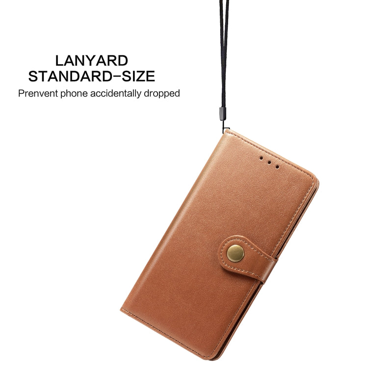 For Huawei P40 Pro Retro Solid Color Leather Buckle Phone Case with Lanyard & Photo Frame & Card Slot & Wallet & Stand Function, For Huawei P40 Pro