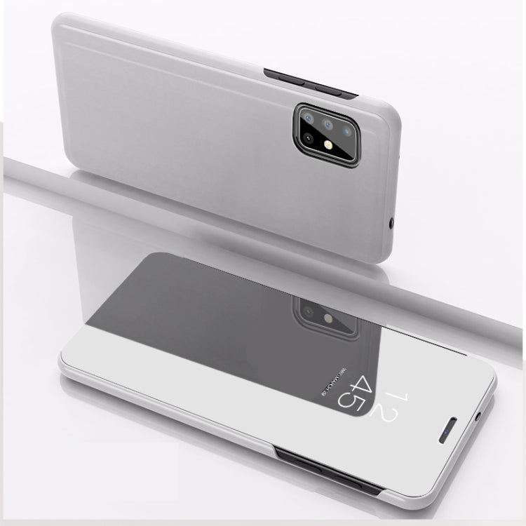 For Galaxy A31 Plated Mirror Horizontal Flip Leather Case with Holder, For Samsung Galaxy A31, For Galaxy A31