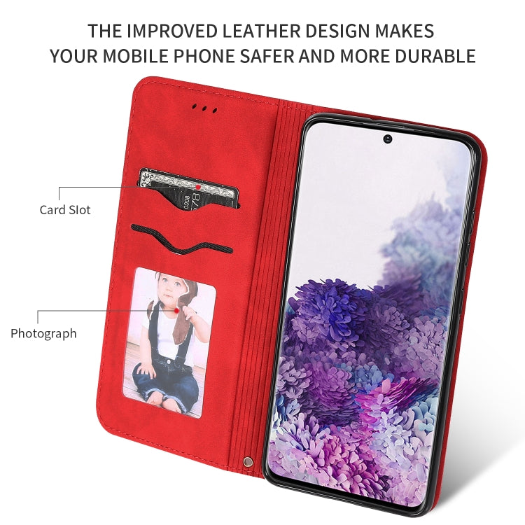 Retro Skin Feel Business Magnetic Horizontal Flip Leather Case, For Galaxy S20, For Galaxy S20 Plus, For Galaxy S20 Ultra