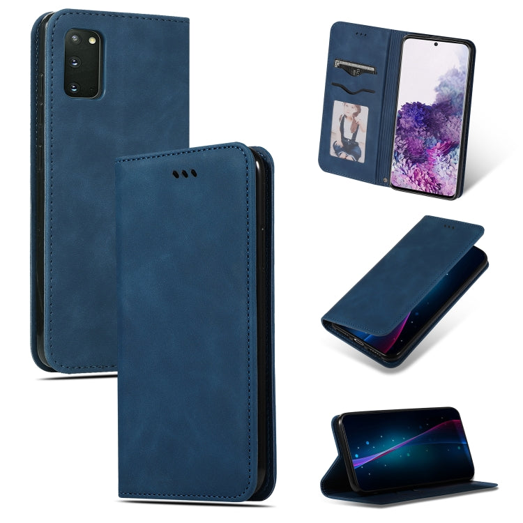 Retro Skin Feel Business Magnetic Horizontal Flip Leather Case, For Galaxy S20, For Galaxy S20 Plus, For Galaxy S20 Ultra