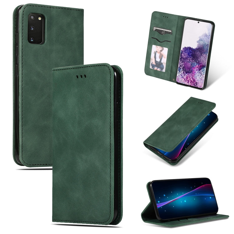 Retro Skin Feel Business Magnetic Horizontal Flip Leather Case, For Galaxy S20, For Galaxy S20 Plus, For Galaxy S20 Ultra