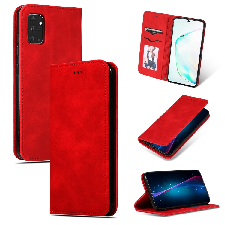 Retro Skin Feel Business Magnetic Horizontal Flip Leather Case, For Galaxy S20, For Galaxy S20 Plus, For Galaxy S20 Ultra
