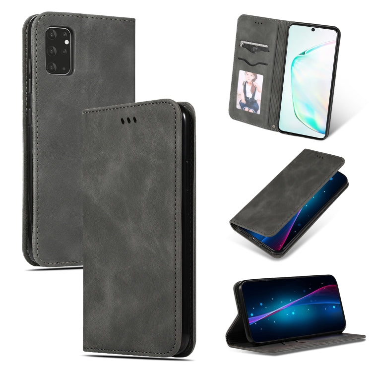 Retro Skin Feel Business Magnetic Horizontal Flip Leather Case, For Galaxy S20, For Galaxy S20 Plus, For Galaxy S20 Ultra