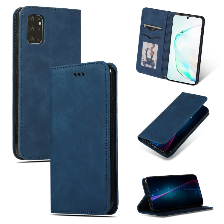 Retro Skin Feel Business Magnetic Horizontal Flip Leather Case, For Galaxy S20, For Galaxy S20 Plus, For Galaxy S20 Ultra