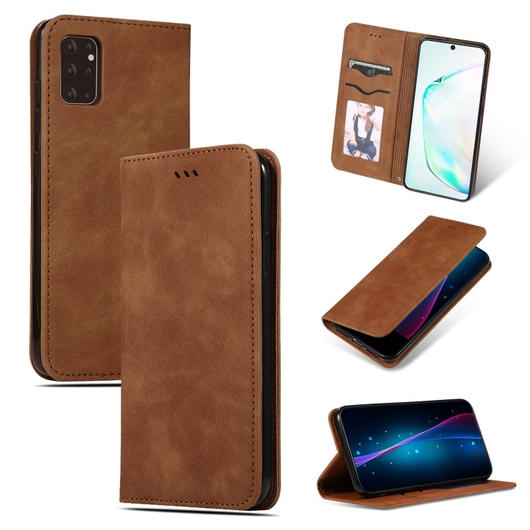 Retro Skin Feel Business Magnetic Horizontal Flip Leather Case, For Galaxy S20, For Galaxy S20 Plus, For Galaxy S20 Ultra