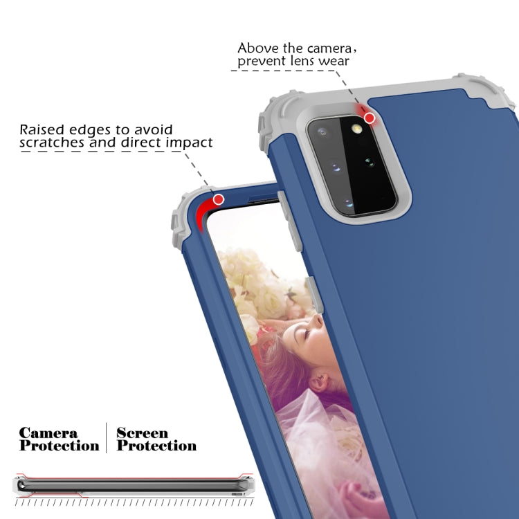 For Galaxy S20 Plus PC + Silicone Three-piece Shockproof Protection Case, For Samsung Galaxy S20+, For Samsung Galaxy S20 Plus