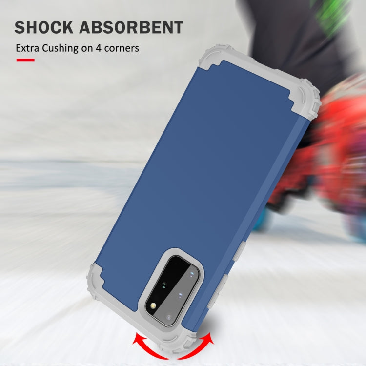 For Galaxy S20 Plus PC + Silicone Three-piece Shockproof Protection Case, For Samsung Galaxy S20+, For Samsung Galaxy S20 Plus