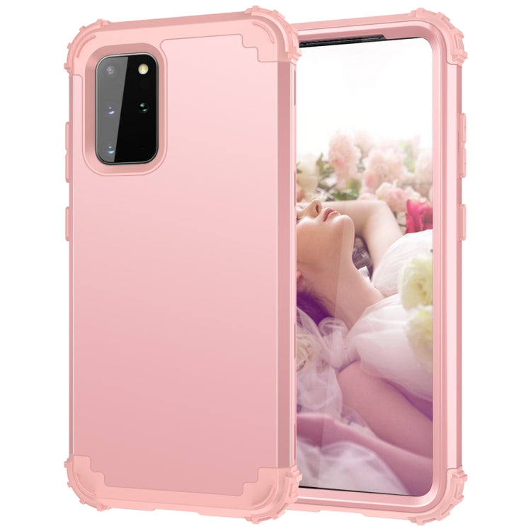 For Galaxy S20 Plus PC + Silicone Three-piece Shockproof Protection Case, For Samsung Galaxy S20+, For Samsung Galaxy S20 Plus