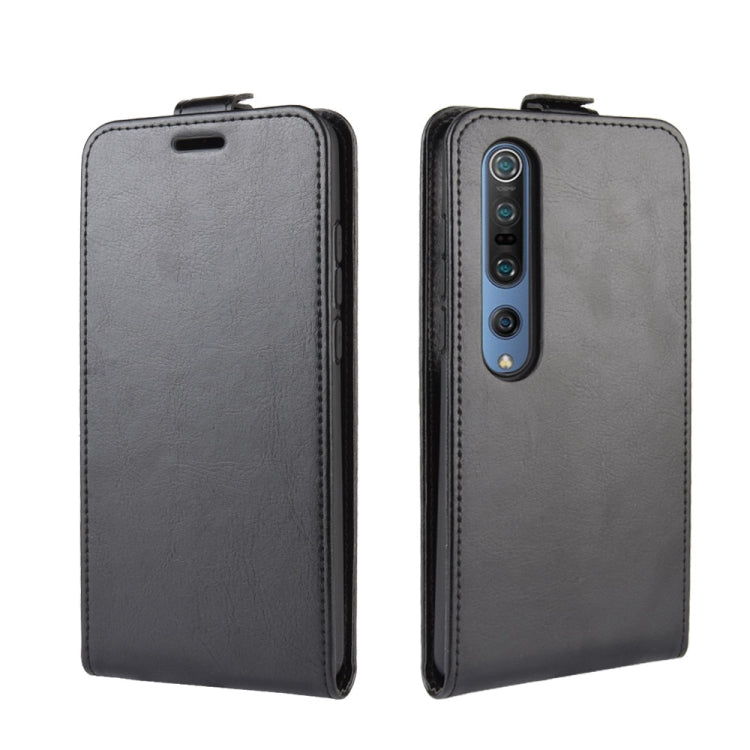 For Xiaomi Mi 10 R64 Texture Single Vertical Flip Leather Protective Case with Card Slots & Photo Frame, For Xiaomi Mi 10