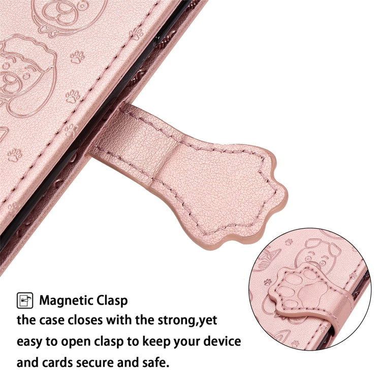 Cute Cat and Dog Embossed Horizontal Flip PU Leather Case with Holder / Card Slot / Wallet / Lanyard, For iPhone 11 Pro Max, For iPhone 11, For iPhone XS/X, For iPhone XR, For iPhone XS Max, For iPhone 8/7, For iPhone 8Plus/7Plus