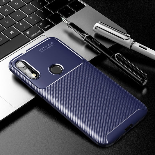 For Mootora MOTO E7 Carbon Fiber Texture Shockproof TPU Case, For Mootora MOTO E7