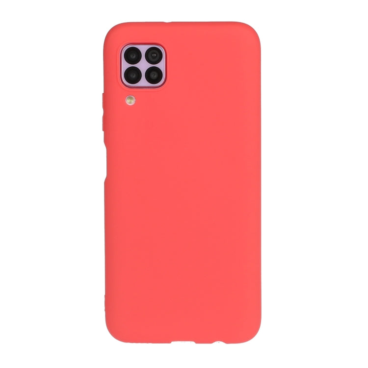 For Huawei Nova 6 SE / P40 Lite / Nova 7i Frosted Candy-Colored Ultra-thin TPU Phone Case, Black, White, Blue, Green, Pink, Red