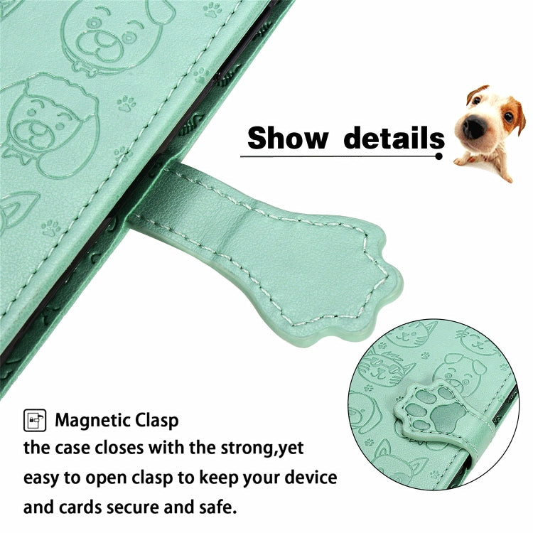 Cute Cat and Dog Embossed Horizontal Flip PU Leather Case with Holder / Card Slot / Wallet / Lanyard, For Huawei P Smart Z / Y9 Prime2019, For Xiaomi Redmi Note 8 Pro, For Xiaomi Redmi Note 8