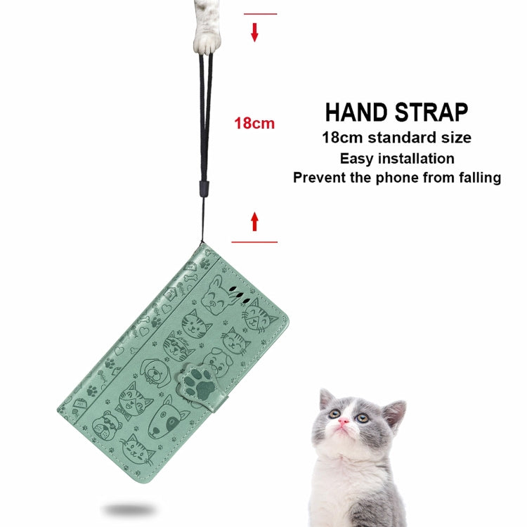 Cute Cat and Dog Embossed Horizontal Flip PU Leather Case with Holder / Card Slot / Wallet / Lanyard, For Huawei P Smart Z / Y9 Prime2019, For Xiaomi Redmi Note 8 Pro, For Xiaomi Redmi Note 8