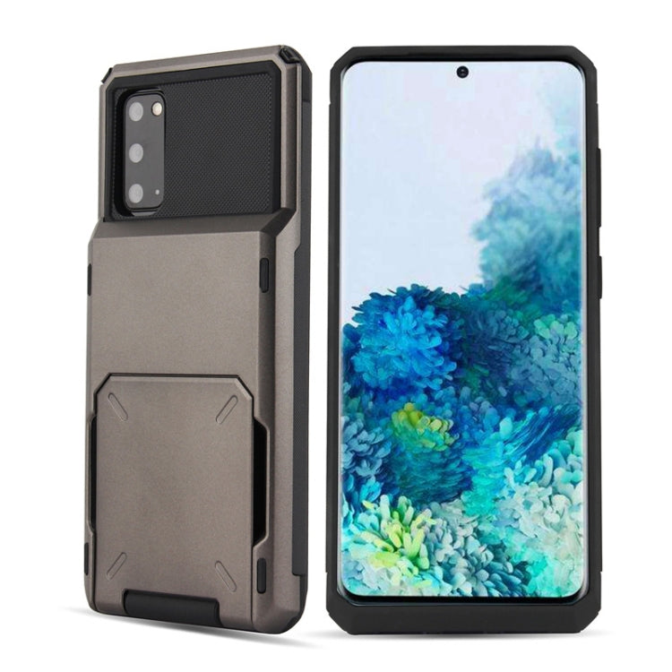 For Galaxy S20 TPU+PC With Card Case  Drop & Shockproof, For Galaxy S20