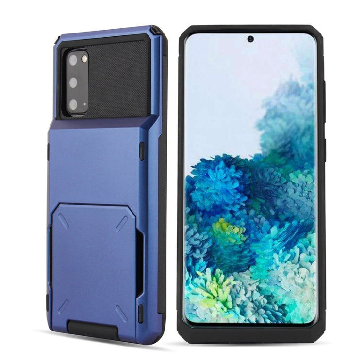 For Galaxy S20 TPU+PC With Card Case  Drop & Shockproof, For Galaxy S20