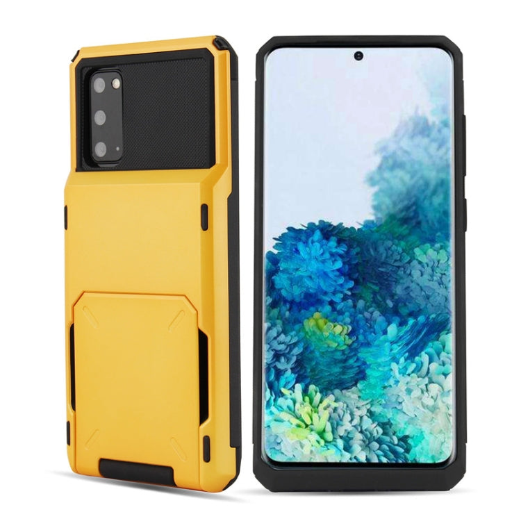 For Galaxy S20 TPU+PC With Card Case  Drop & Shockproof, For Galaxy S20